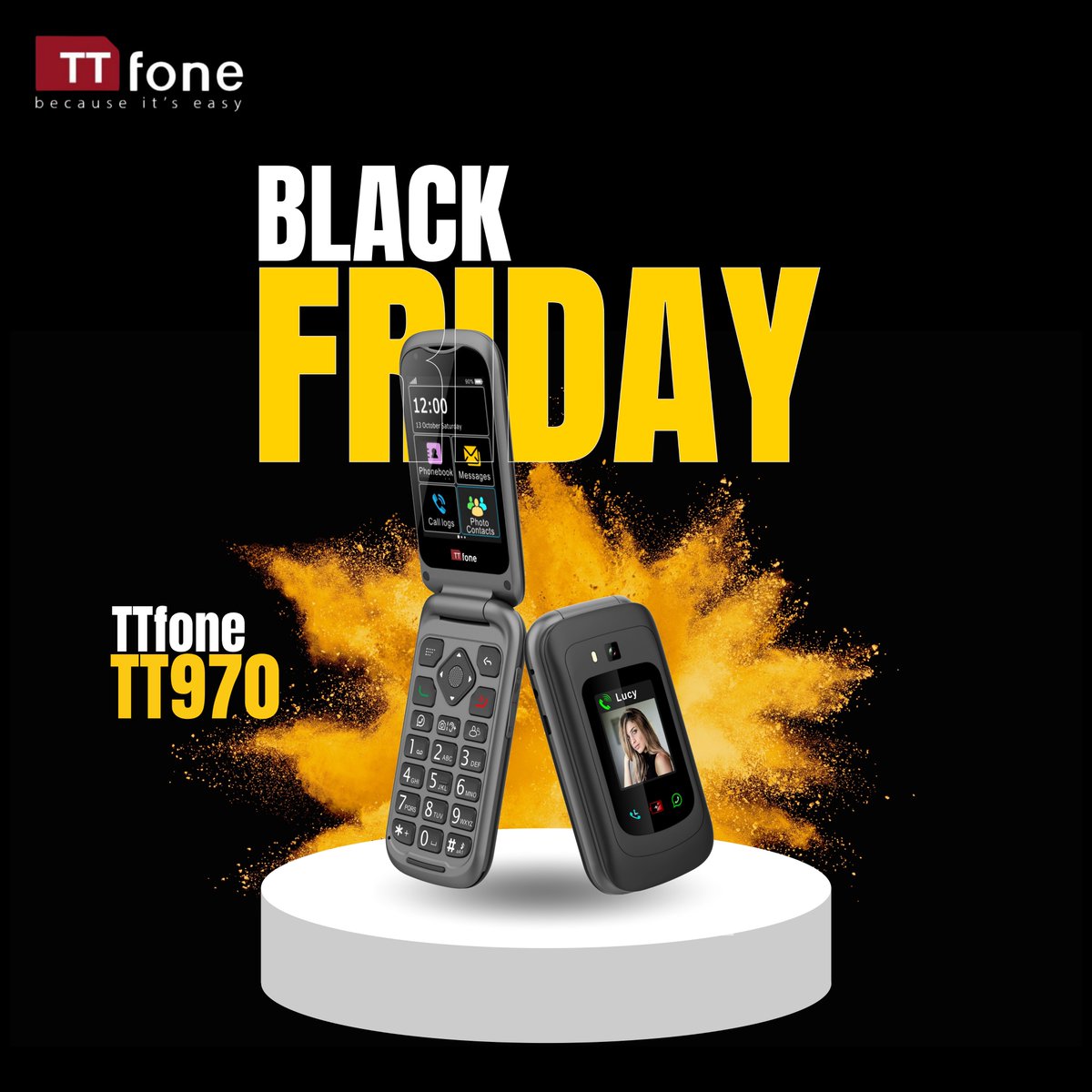 Black Friday: Simplicity Meets Savings!
Upgrade your mobile experience with the elegant TT970 this Black Friday!
Enjoy effortless usability, sleek design, and unbeatable value. For a limited time, you can Save£15 off the regular price!
Buy Now - ttfone.com/products/ttfon…
