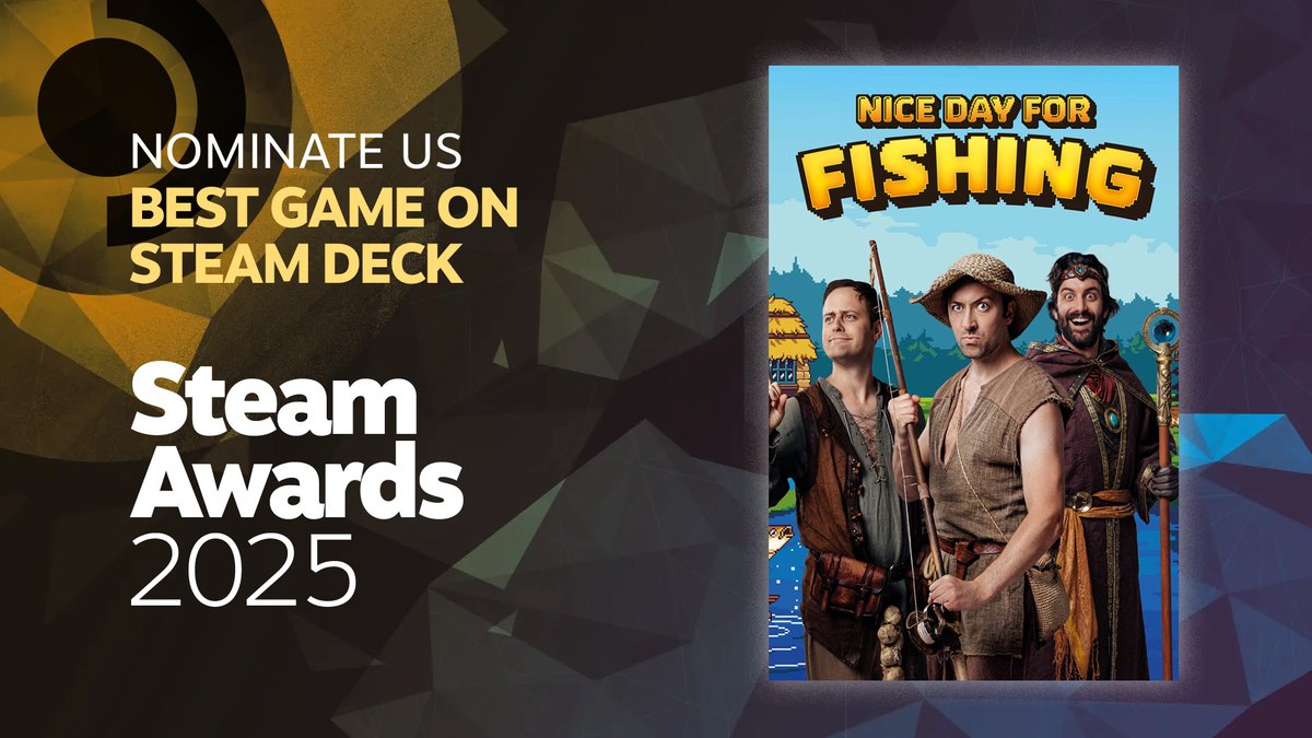 EpicNPCManGame's tweet image. Morning! Nice Day to nominate, ain&apos;t it? 😄

Voting has just begun for the Steam Awards 2025 👀 If you enjoyed your adventures across Azerim this year, we&apos;d greatly appreciate it if you could nominate us in the Best Game on Steam Deck category this year!

store.steampowered.com/news/app/23931…