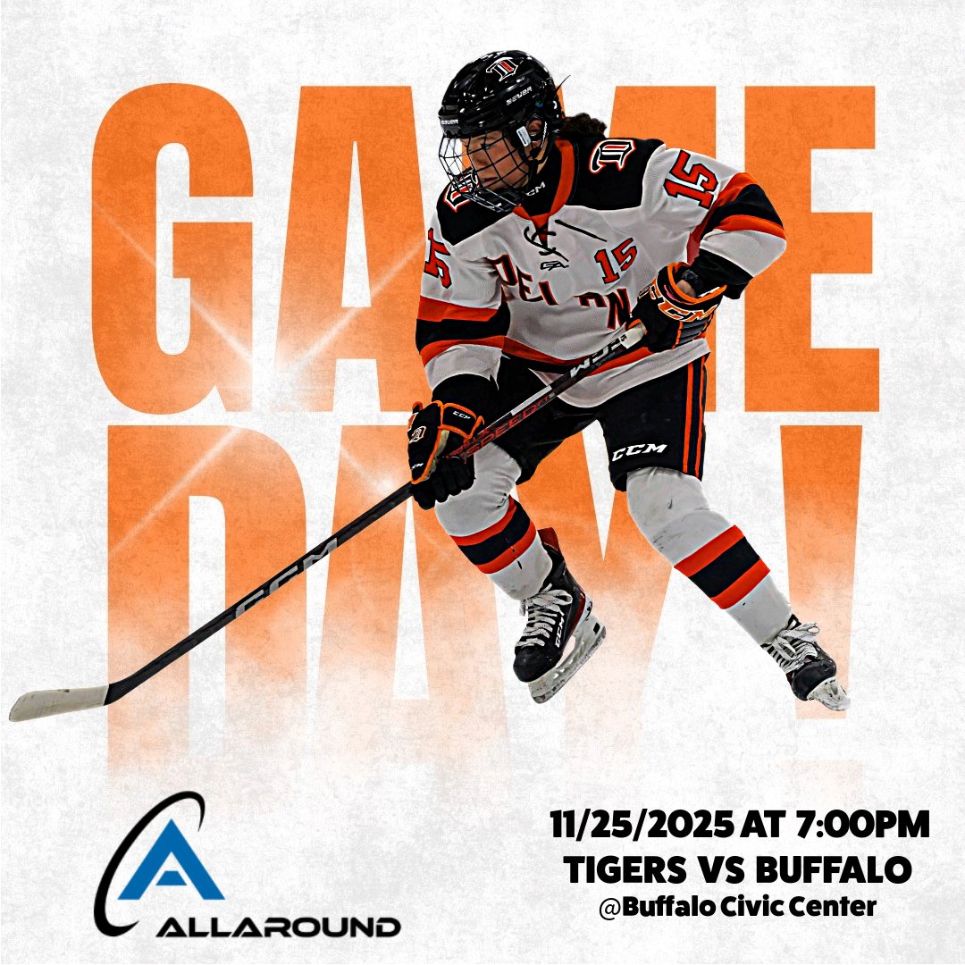 DRgirlshockeyhs's tweet photo. High School Girls Hockey
vs Buffalo
Tues. Nov 25 - 7:00 PM
@ Buffalo Civic Center

Watch Live: https://t.co/zIQucLk3B2

Let’s go Tigers!

Sponsor: All Around
@allaroundexteriors_mn #AllAroundContracting https://t.co/WW4vUwYvcp

#girlshockey #delanohockey #DelanoMN https://t.co/69ZByI75u8