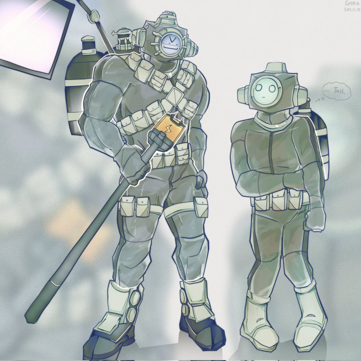 Ghostaorta's tweet image. "You're much taller when you're not hunched over..."
#contentwarning #EwanConan