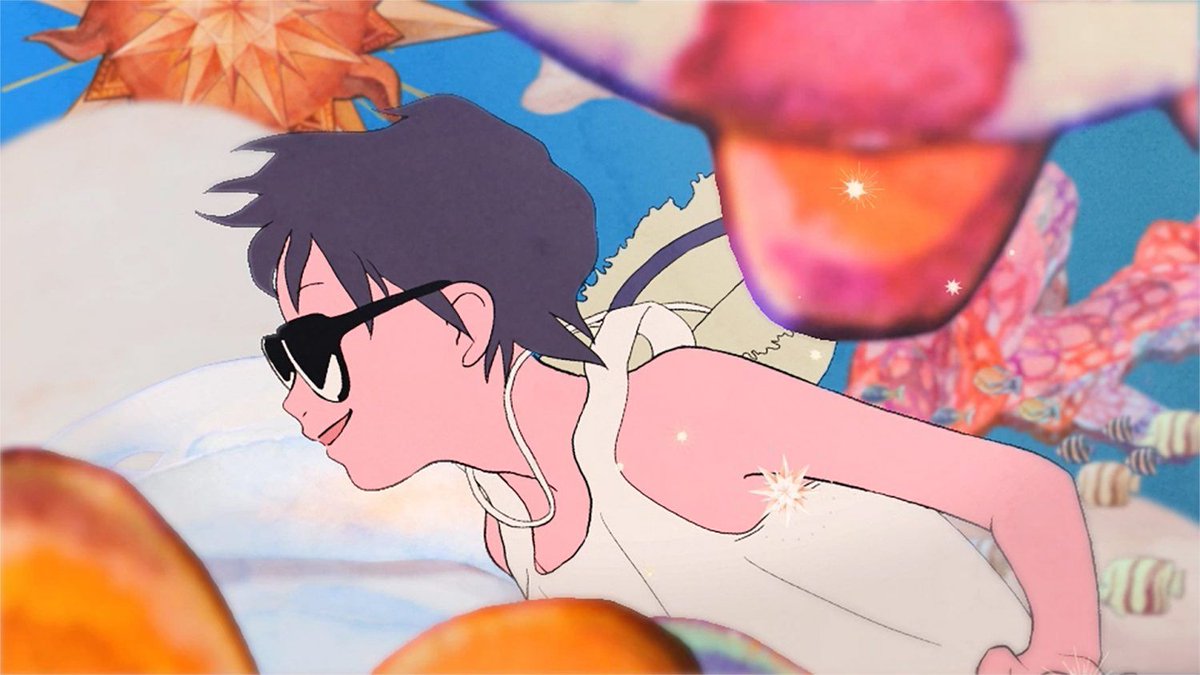 クーテンによる「ウォルピスカーター『オーバーシーズ•ハイウェイ』」。手描きアニメーションと切り絵アニメーションを3DCG空間に配置し撮影した映像作品。 eizo100.jp/video/67694