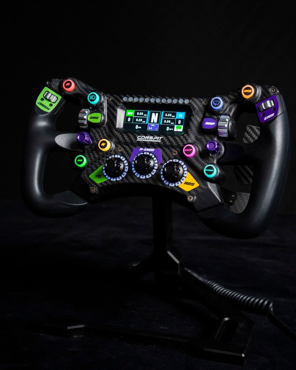 OfficialCONSPIT's tweet image. CONSPIT 300 GT
Race-Grade 3D Carbon Reinvented

PRO DRIVERS&apos; CHOICE
 🛒conspit.com/distributors
 📱 linktr.ee/conspit_offici… 
300 GT Review Video:linktr.ee/CONSPITREVIEW

#CONSPIT #ProDriversChoice #SimracingWheel #Simracing #SimulatedRacing #RacingGear #RacingTechnology