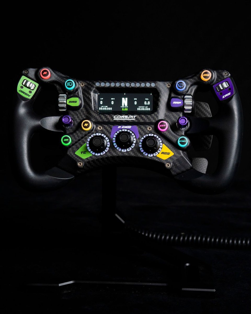 OfficialCONSPIT's tweet image. CONSPIT 300 GT
Race-Grade 3D Carbon Reinvented

PRO DRIVERS&apos; CHOICE
 🛒conspit.com/distributors
 📱 linktr.ee/conspit_offici… 
300 GT Review Video:linktr.ee/CONSPITREVIEW

#CONSPIT #ProDriversChoice #SimracingWheel #Simracing #SimulatedRacing #RacingGear #RacingTechnology