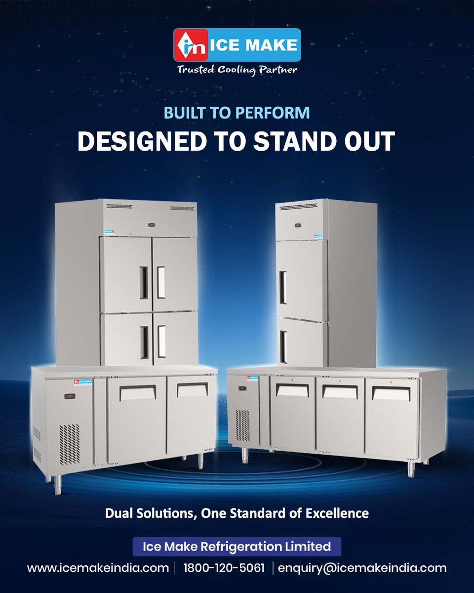IceMakeRef's tweet image. Maximize cooling, minimize space! 

Ice Make’s Reach-in &amp;amp; Under-Counter Cooling Solutions are built to solve your storage and efficiency challenges.
 
#IceMakeRefrigeration #CommercialRefrigeration #UnderCounterChiller #ReachInFreezer #CoolingSolutions #CommercialKitchenEquipment