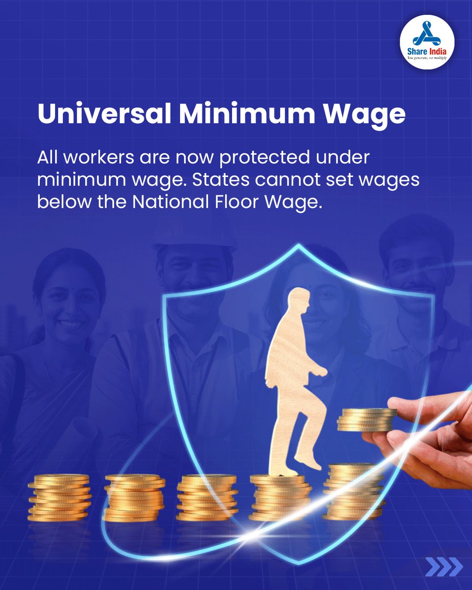 shareindiasec's tweet image. India’s new Wage &amp;amp; Bonus rules are now in force and they directly impact your payslip.
Here’s a quick breakdown of what’s changed so you can understand your rights and your take-home better.

#WageCode2025 #LabourCodes #IndiaSalaryUpdate #HRCompliance #EmployeeRights…
