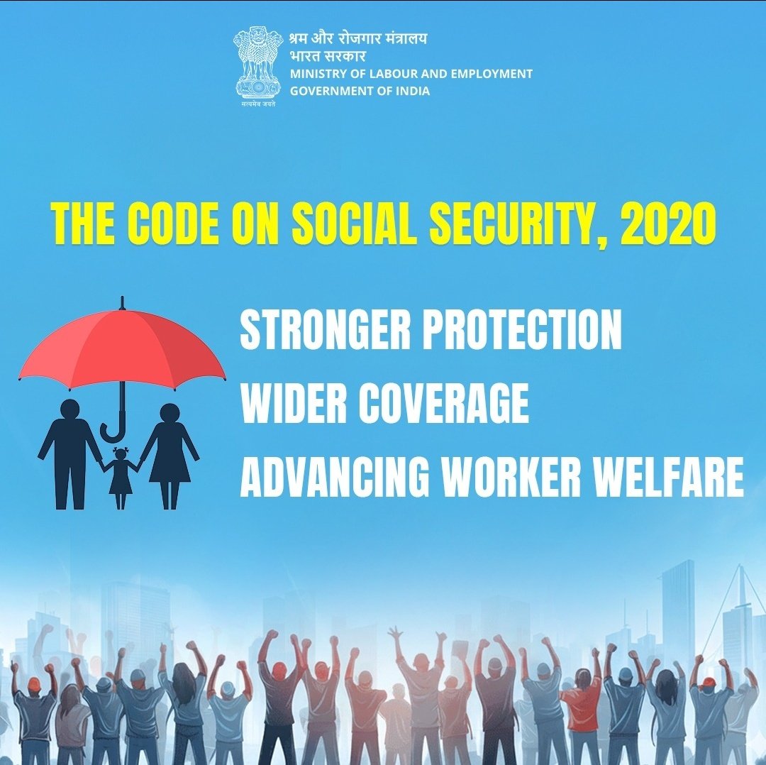 fact_kochi's tweet image. India’s new Labour Codes bring major changes — a uniform wage structure, flexible working hours, expanded social security  and stronger safety provisions. A significant step toward a modern and worker-friendly labour framework. #LabourCodes
@fertmin_india
@LabourMinistry