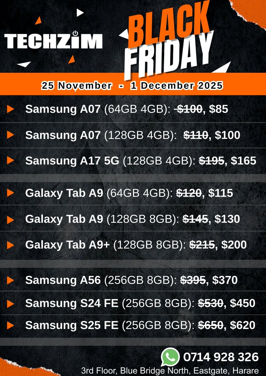 Techzim's tweet image. #BlackFridayDeals
