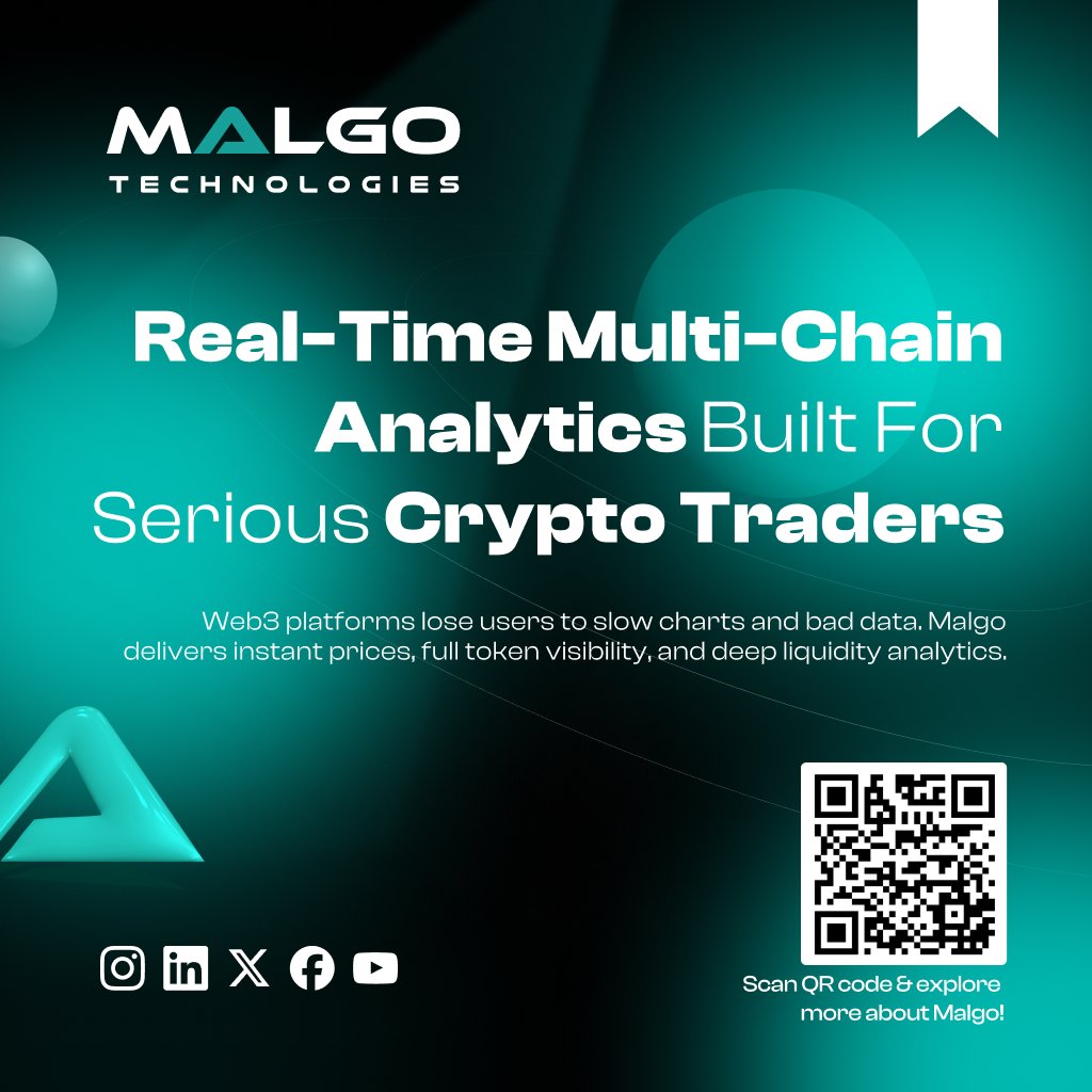 malgotech's tweet image. Slow charts and incomplete token data push traders away. Malgo delivers real-time, multi-chain analytics with accurate prices, deep liquidity insights, and high-speed dashboards.

malgotechnologies.com/dex-screener-c…
#DEXScreener #CryptoAnalytics #Web3Development #DeFiTools #OnChainData