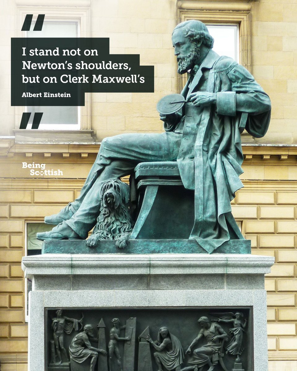 On this day in 2008: the James Clerk Maxwell statue by Alexander Stoddart was unveiled in Edinburgh. A titan of science, Maxwell's electromagnetic radiation equations helped usher in a new era of modern physics. He also invented colour photography.