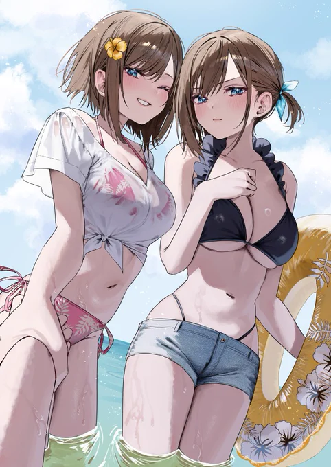 光莉:ちーちゃん、今日は『いい双子の日』だって 千影:では、私たちの出番ですね? #ふたごま #いい双子の日