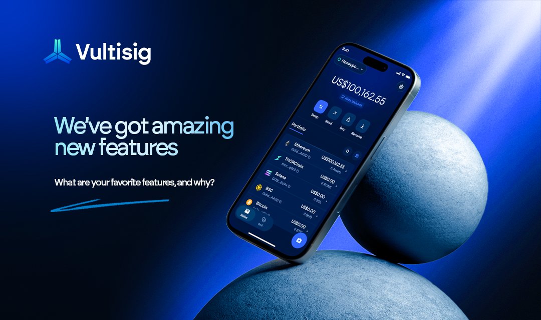 Vulti_Cult's tweet image. In the past few weeks, the @vultisig wallet app devs have been shipping some amazing features. 

What are your favorite features, and why?

#VULTSquad #Vultisig #WalletApp #CryptoSecurity