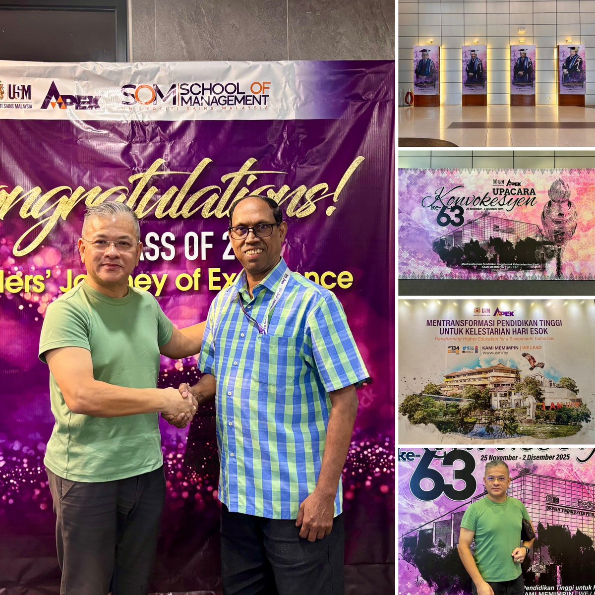 MejChang's tweet image. It was the eve of my convocation. 

Getting ready for my day, 26 November 2025. 

Working under you, Prof. Ramayah Thurasamy, a renowned international scholar, was truly an honour for me.

#Logistician #PakarLogistik #物流师 #Dr #ChangKahLoon #曾家麟 #博士 #黄佳宓 #Education