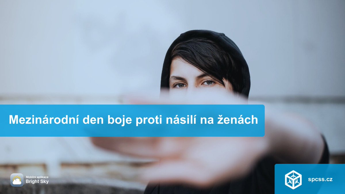 Nejen dnes říkáme za #SPCSS  jasně: STOP násilí. 
Připomínáme Mezinárodní den boje proti násilí na ženách a sdílíme aplikaci Bright Sky = pomoc, informace, kontakty, praktické testy 👉 bright-sky.org
Sdílejte ji také.

Poděkování pro:  <a href="/NadaceVodafone/">Nadace Vodafone</a> 
#OrangeTheWorldCZ