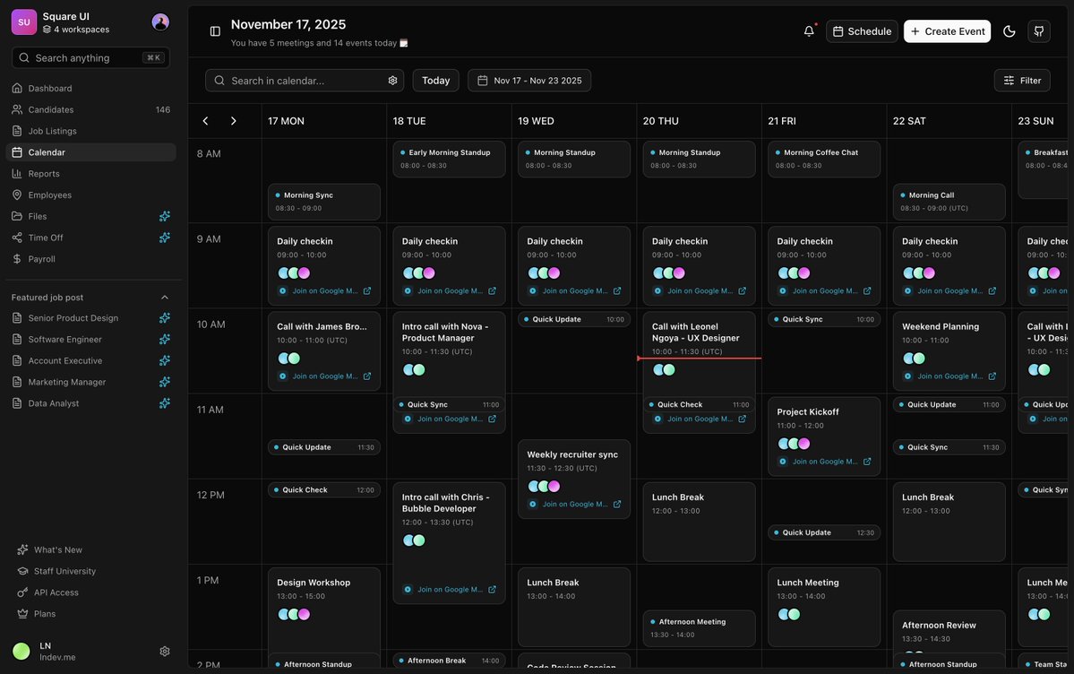 ln_dev7's tweet image. Open-source layouts I built this month with @shadcn  

GitHub: github.com/ln-dev7/square…