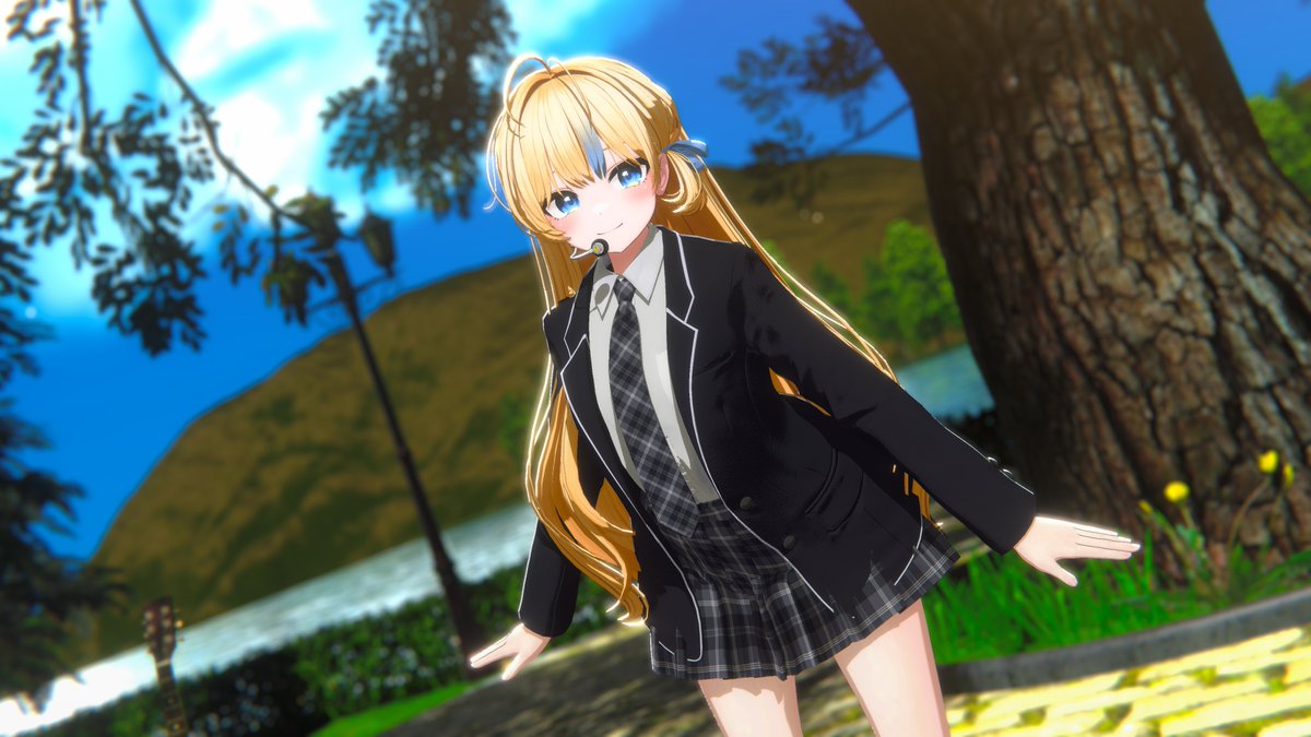 Binz_098's tweet image. 햇비 2주년_공연의상💛
#햇비 #MagicaCloth2 #NiloToon #Warudo