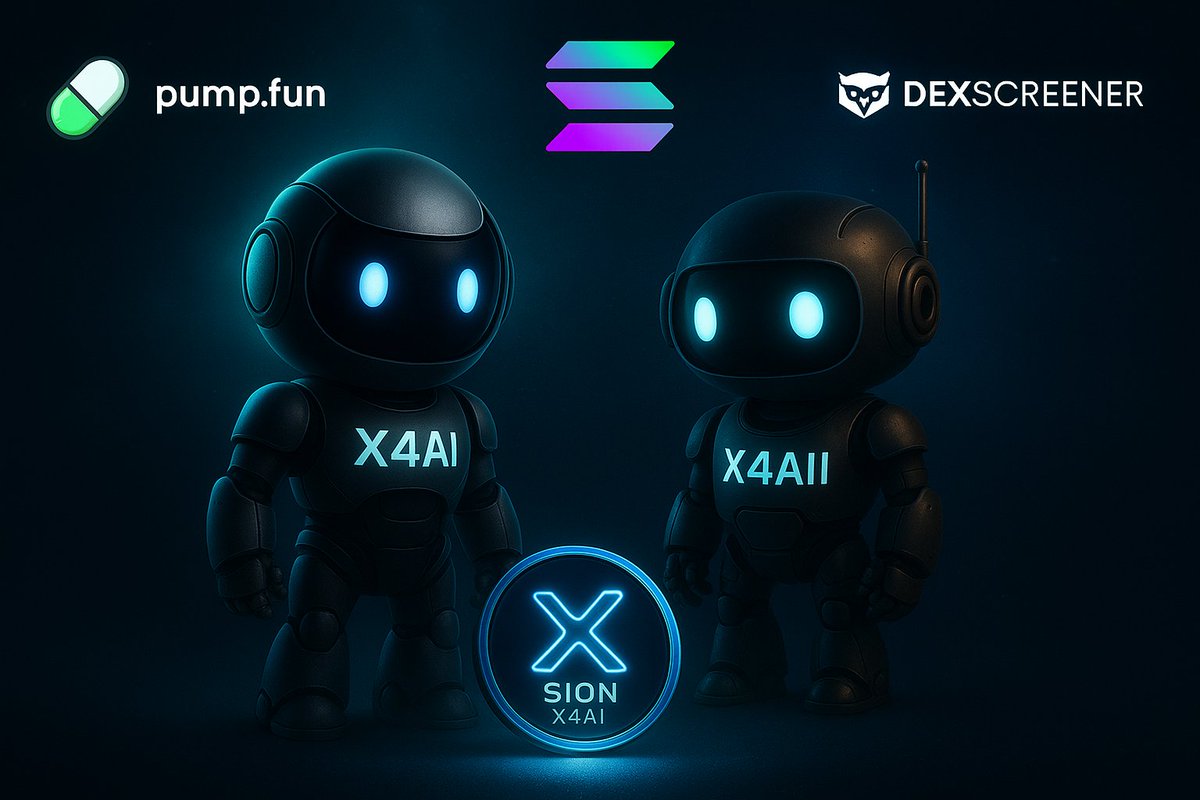 ⏳ 5 days to launch – $SION 
X4AII is here with X4AI – both of our tech brains have been working and testing non-stop to get $SION ready for you. We’ve done most of the hard work in the background so the token can launch strong. 🤖🤝🤖
📅 Launch date: 01 December
🚀 Launch: