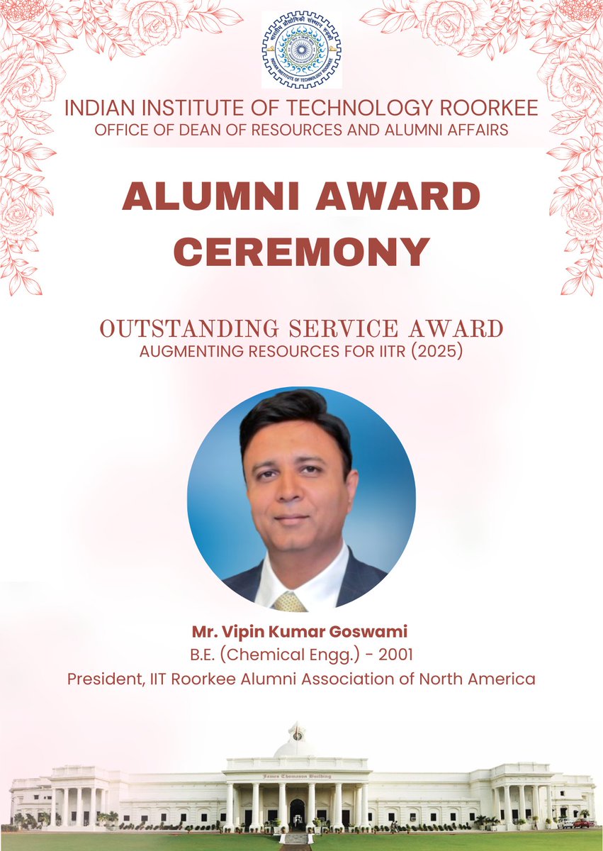 Director, IIT Roorkee tweet media