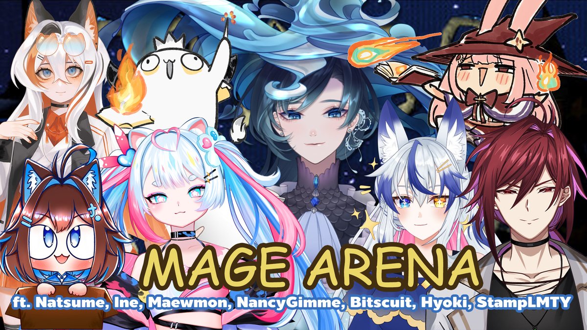 [ Live : Mage Arena ] สงครามวีร่ายเวทย์ใครจะชนะ? ft. VTuber Friends

<a href="/INE_NEX/">Shunka INE 🌸🖌️〈 NEX 〉</a> 
<a href="/Natsume_NEX/">Natsu.me〈 NEX-Trainee 〉</a> 
<a href="/Bitscuito/">Bitscuit La Cielhare 🐰🍪💫</a> 
<a href="/StampLMTY/">Stamp LMTY 👑 ⌜VZ⌟</a> 
<a href="/NancyGimme2000/">NancyGimme2000: CQ9 Sun บูธ L20</a> 
<a href="/HyokiHowatora/">💙Hyoki🌟🎨 ⨳ECR⨳ | V-Artist | #CQ9 SUN J39-40</a> 
<a href="/maewmon_25/">Maewmon 🐈🍣 | V-Artist #Maruya45 T3-4</a> 

✨เวลา 2 ทุ่มตรง ( 8 PM GMT+7 )

youtube.com/live/8Gv5tFqB_…

#TharaCast #TharaNEX #Vtuber #VtuberTH