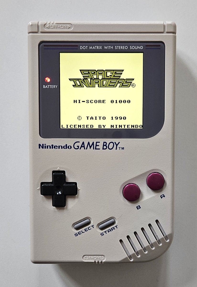 drpongspraxis's tweet image. Let&apos;s play Space Invaders like it&apos;s 1990 👾🕹️

#SpaceInvaders @TAITO 
#Gameboy