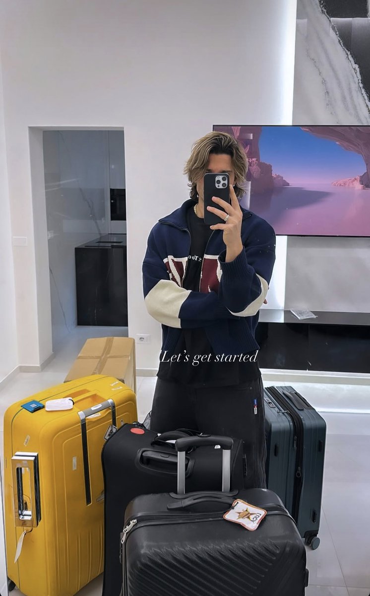 El peso en la maleta ... la vida en el corazón 🖤✈️
#LucaOnestini #TeamLuca
#LucaOne25N