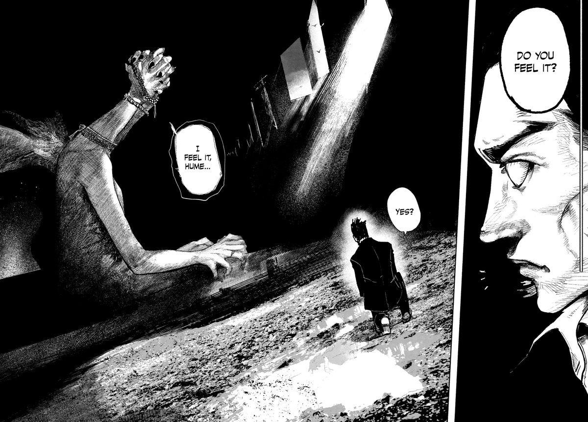 Four years ago today, Choujin X Chapter 14 was released - Shiozaki