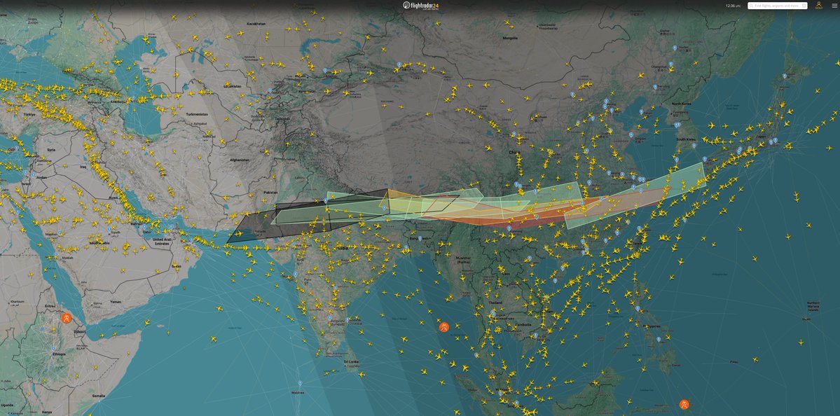 過去いつ噴火したかわからん、1万年以上前らしい
エチオピアのハイリ・グッビ火山の噴煙が日本にも届きそう？
ジェット気流が鹿児島より南吹いてるから降り注ぎはしないのかな
航空路に注意報が出ておる
