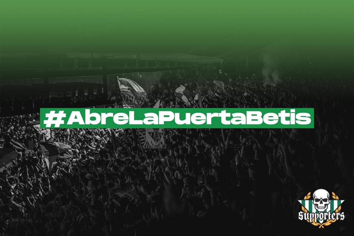 Supporters Gol Sur se suma a la petición del resto de peñas, grupos y afición en general que componen nuestra grada para hacer de todos un apoyo general y crear un ambiente único en un entrenamiento previo al #GranDerbi 
#AbreLaPuertaBetis