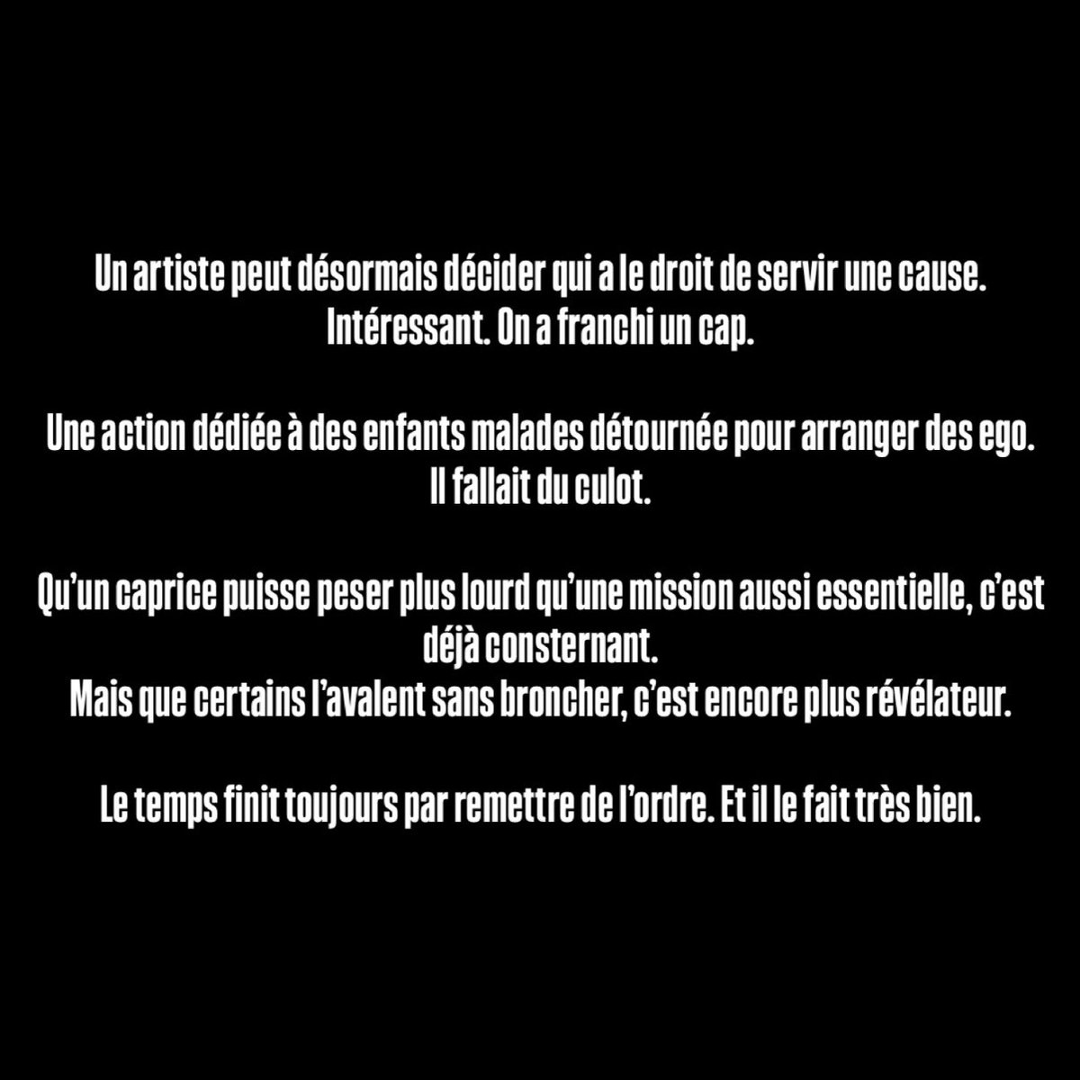 SaidBoussif's tweet photo. Le temps finit toujours par remettre de l'ordre. Et il le fait très bien. https://t.co/ZKEPeFGGEe