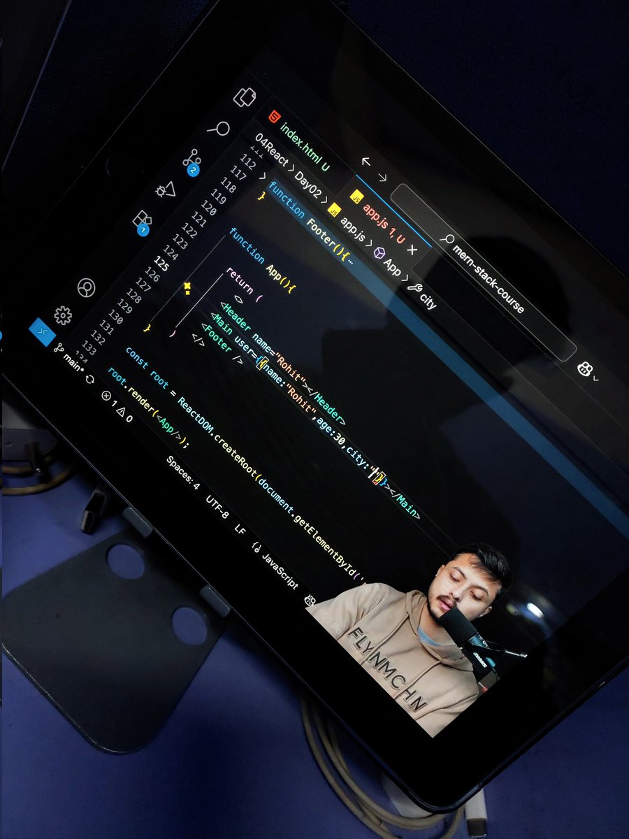 _abhijeet13's tweet image. Day 39 of #WebDev 🚀
Dived into JSX, Babel, props, and React components — loving how everything starts fitting together! ⚛️
Building UIs feels way more structured now.

#React #ReactJS #JavaScript #Frontend #100DaysOfCode #CodingJourney #LearnInPublic