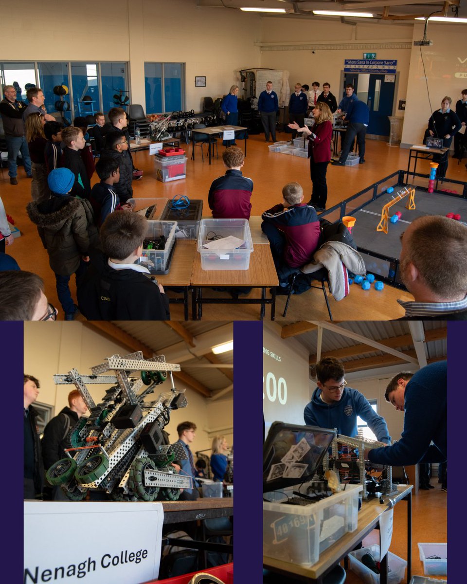 NenaghCollege's tweet image. 🤖 VEX Robotics Scrimmage at Nenagh College! 🚀
Today, Nenagh College hosted an exciting VEX Robotics scrimmage filled with innovation, teamwork, and problem-solving!
#VEXRobotics #STEM #Innovation #FutureEngineers #Excellence #TipperaryETB