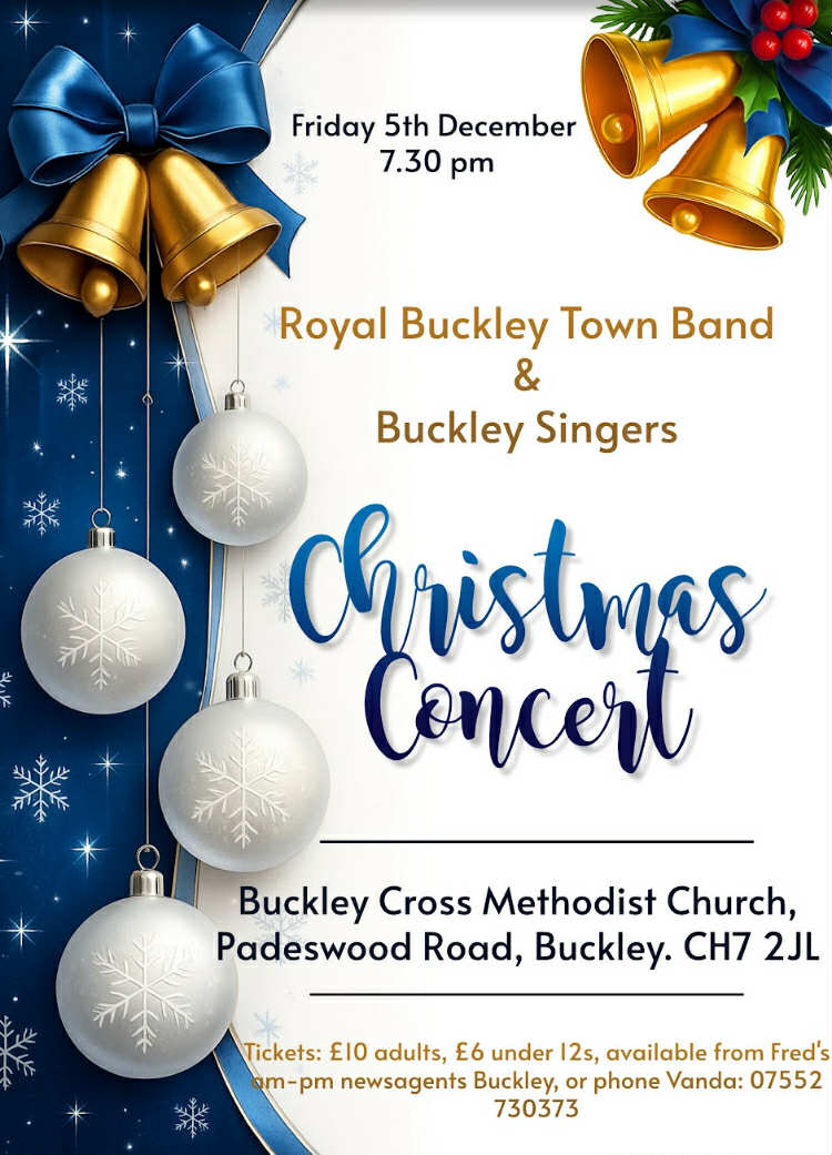 🎄🎶Newyddion cyffrous! Join us for a festive evening of music &amp; cheer with Buckley Singers! ❄️🐧
Tickets now available - Start your Christmas countdown with us - it’s going to be magical! 🌟🎺🎅