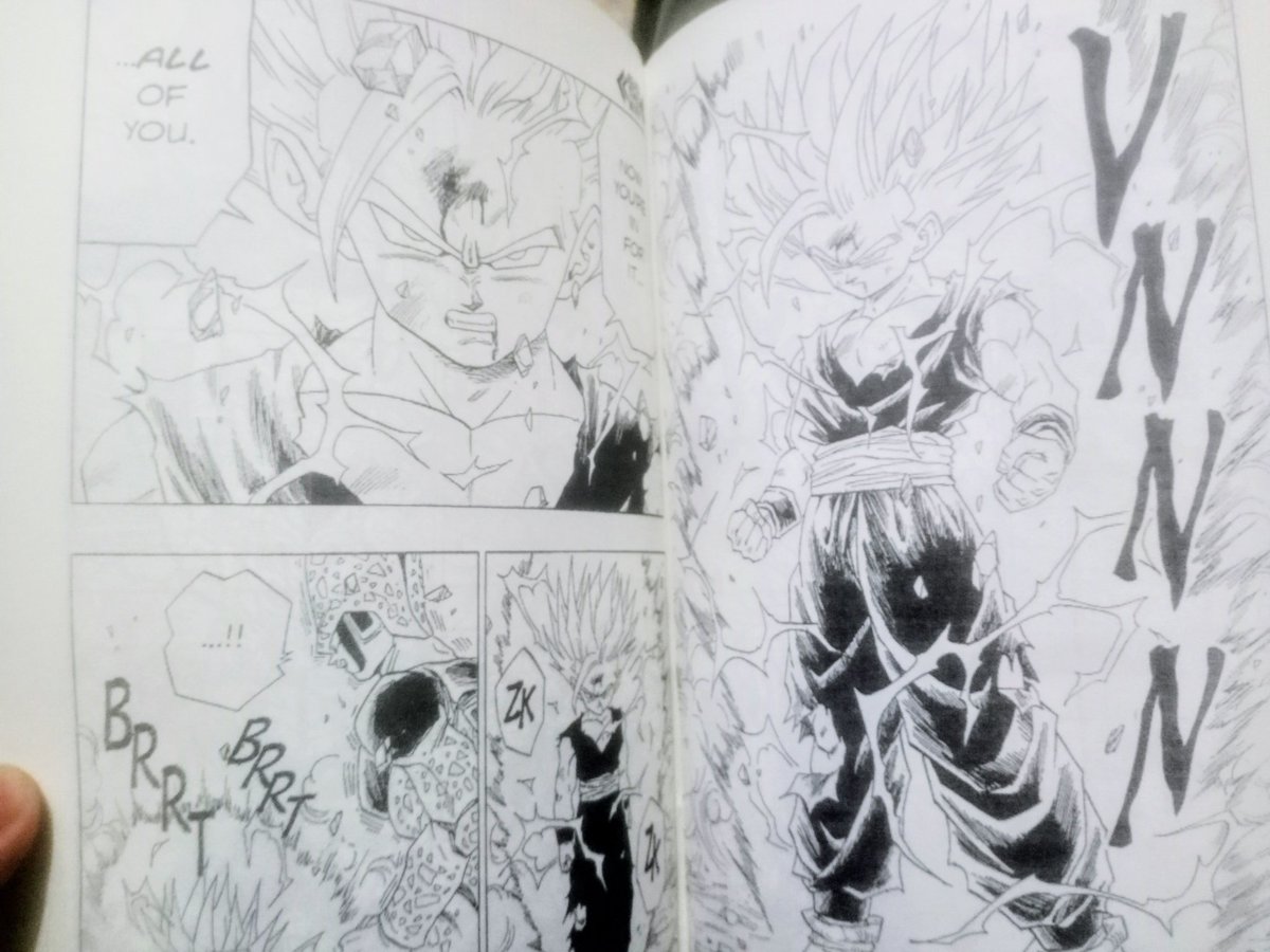 avoidrobin's tweet image. Forever my favorite volume, Goku vs Cell, Gohan vs Cell, Super Saiyan 2, just what else do you need.