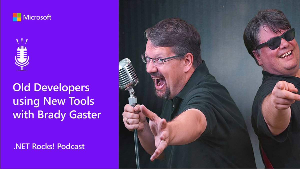 dotnet's tweet image. How are folks adapting to the new tools available for development today? #dotNETRocks and Brady Gaster discuss improving the tooling for software dev, dealing with the challenges of the cloud, and the many fun things (cont) msft.it/l/6018tXR7I
