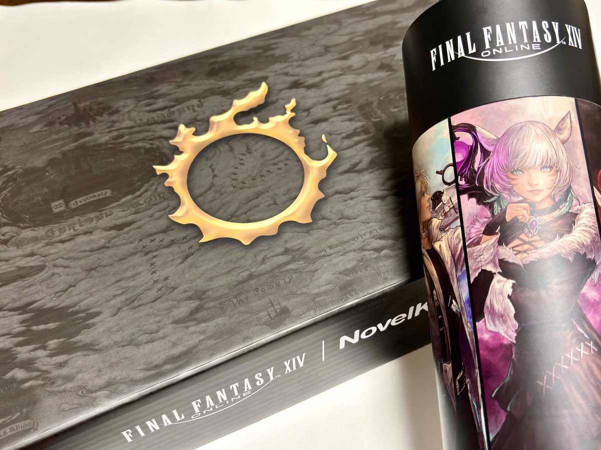 NovelKeys × #FF14 コラボのキーボード⌨️ 海外発送でやっと届いた