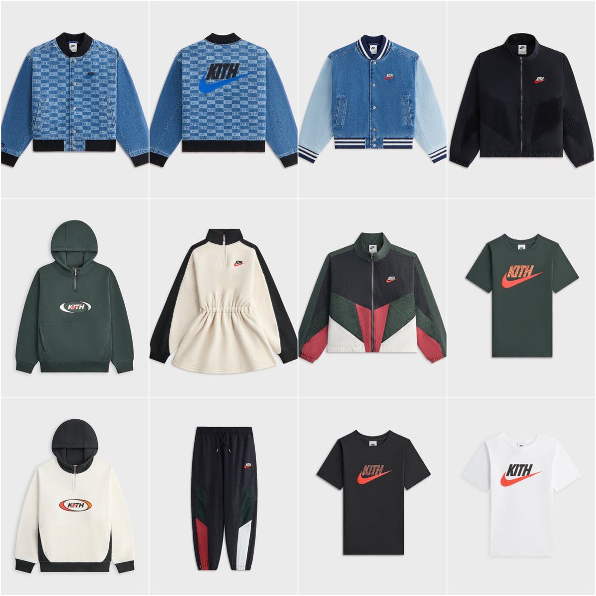 Kith x Nike コラボキッズアパレルコレクションのラインナップが公開