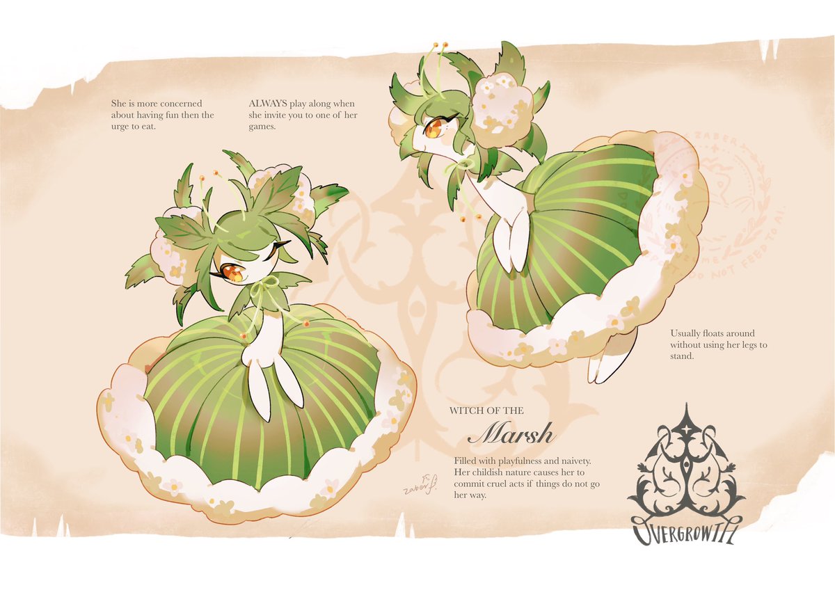 zaber_suzume's tweet image. Mutated Water Hemlock 🪷
#Overgrowth #oc