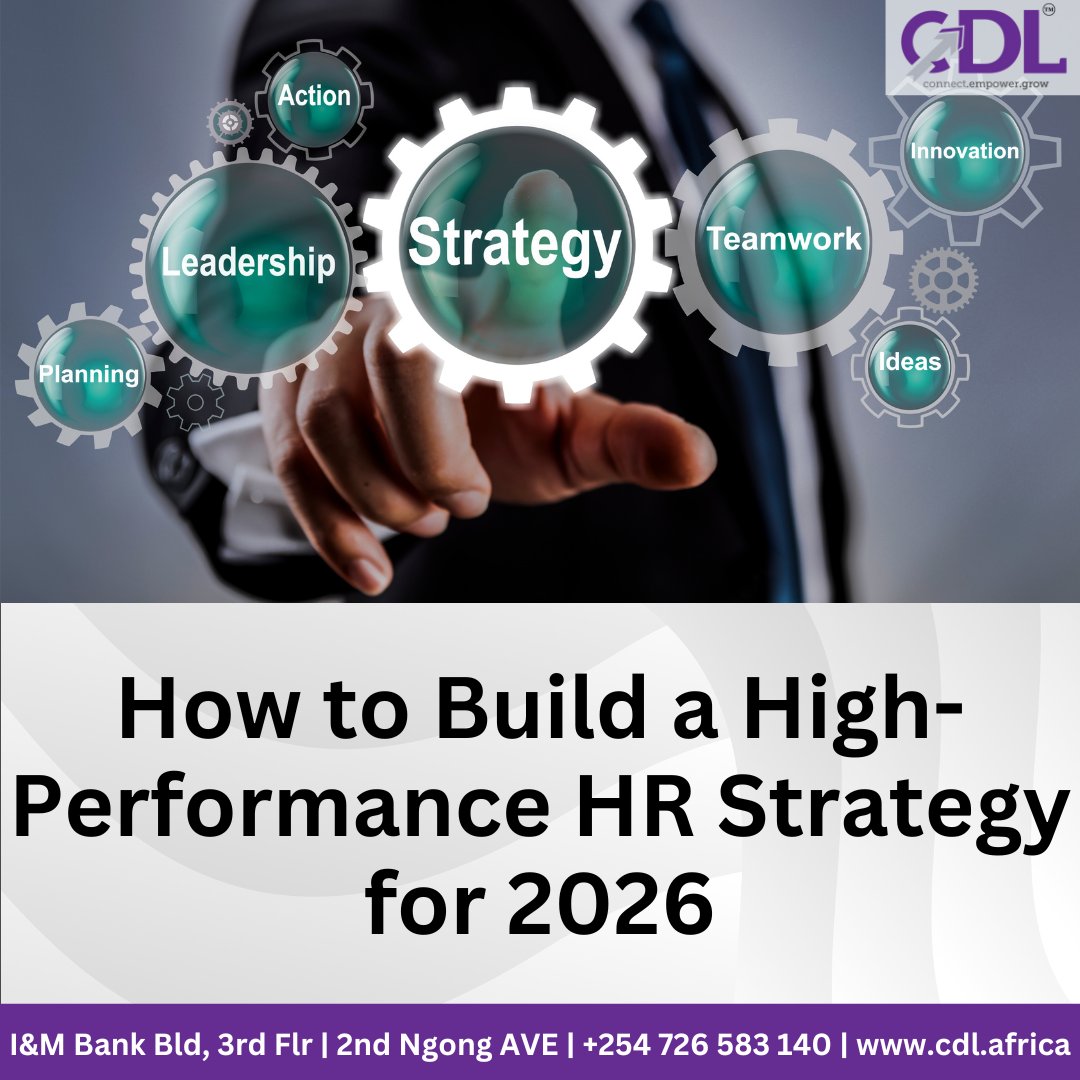 CDLAfrica's tweet image. Navigating tomorrow’s workplace means preparing today. In this article, we break down exactly how to design an HR strategy that drives performance, supports growth, and builds a resilient team.

Read More: cdl.africa/blog/how-to-bu…

#HRStrategy #HighPerformanceHR #HRInsights