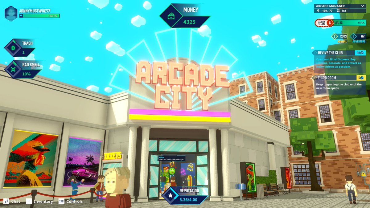 Who wants to join me at Arcade City in <a href="/TheSandboxGame/">The Sandbox</a>?  tsbga.me/TheSandbox