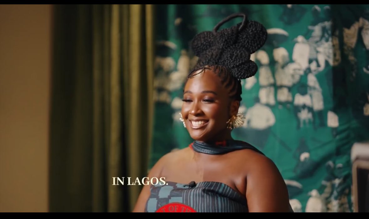 trigottista's tweet image. First day of “an owambe exhibition” IN LAGOS

Uzo too dey cook abeg 😂