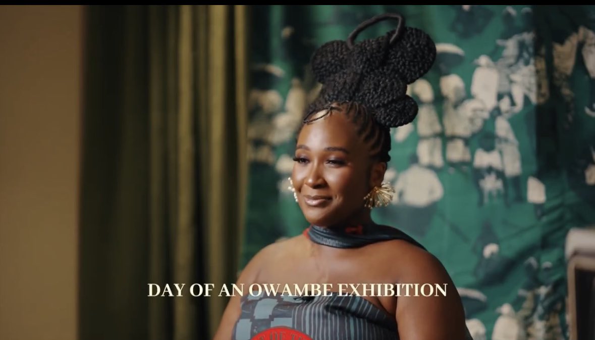 trigottista's tweet image. First day of “an owambe exhibition” IN LAGOS

Uzo too dey cook abeg 😂