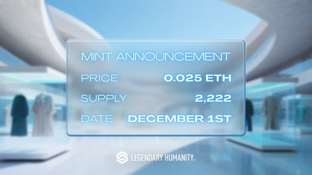lh_vivi_'s tweet image. The wait is over.

2,222 cards are ready to be deployed!

The Legendary Humanity Luxury Card collection will be minting on December 1st at 1 PM UTC.