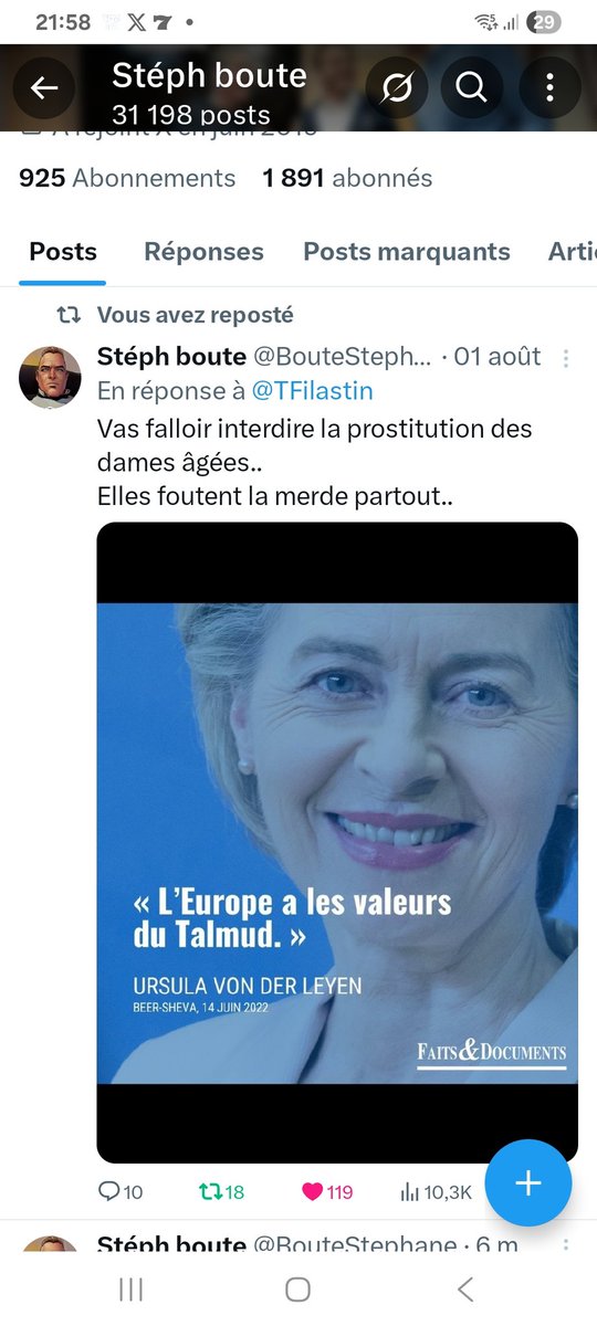 BouteStephane's tweet photo. @VictorSinclair3 Mais pourquoi ?
#Ingérence #mondiale de #FDP #Sionistes
Continuer a avoir peur de ces merdes #indignes de représenter les #Juifs comme les #Français ..
Moi j en chie 2 chaque matins.
Je précise que manger du sperm de Sionistes n est pas un acte de #patriotisme. https://t.co/vc5edykEHQ