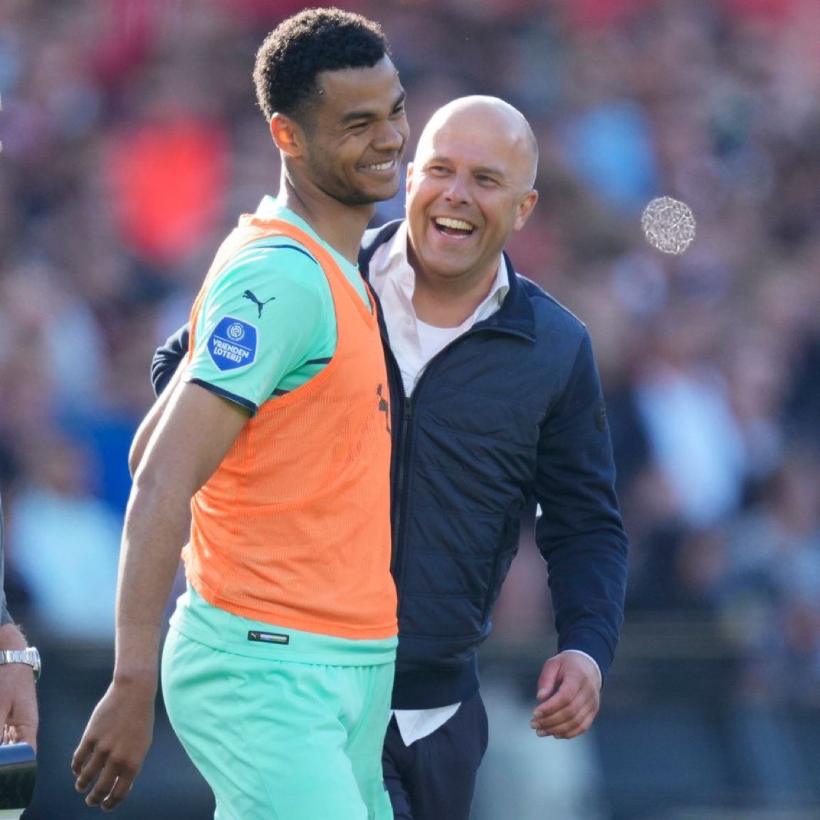 Livin_Liverpool's tweet image. Back when Cody Gakpo was playing for PSV while Arne Slot was in charge of Feynoord 🤩