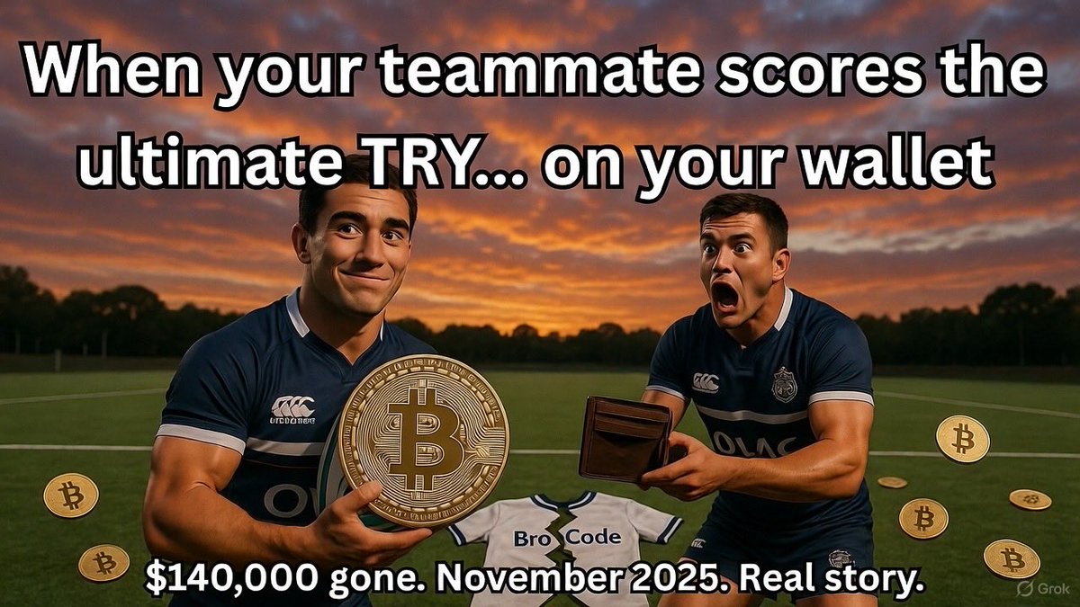 bro i’m actually dead rn 💀💀💀

Just heard the wildest crypto robbery of 2025 and it’s straight outta a Netflix comedy gone wrong 😭

Retired NRL legend Trent Merrin (yes the same tank who used to flatten people for Dragons) looked his old teammate Kaide Ellis in the eye,