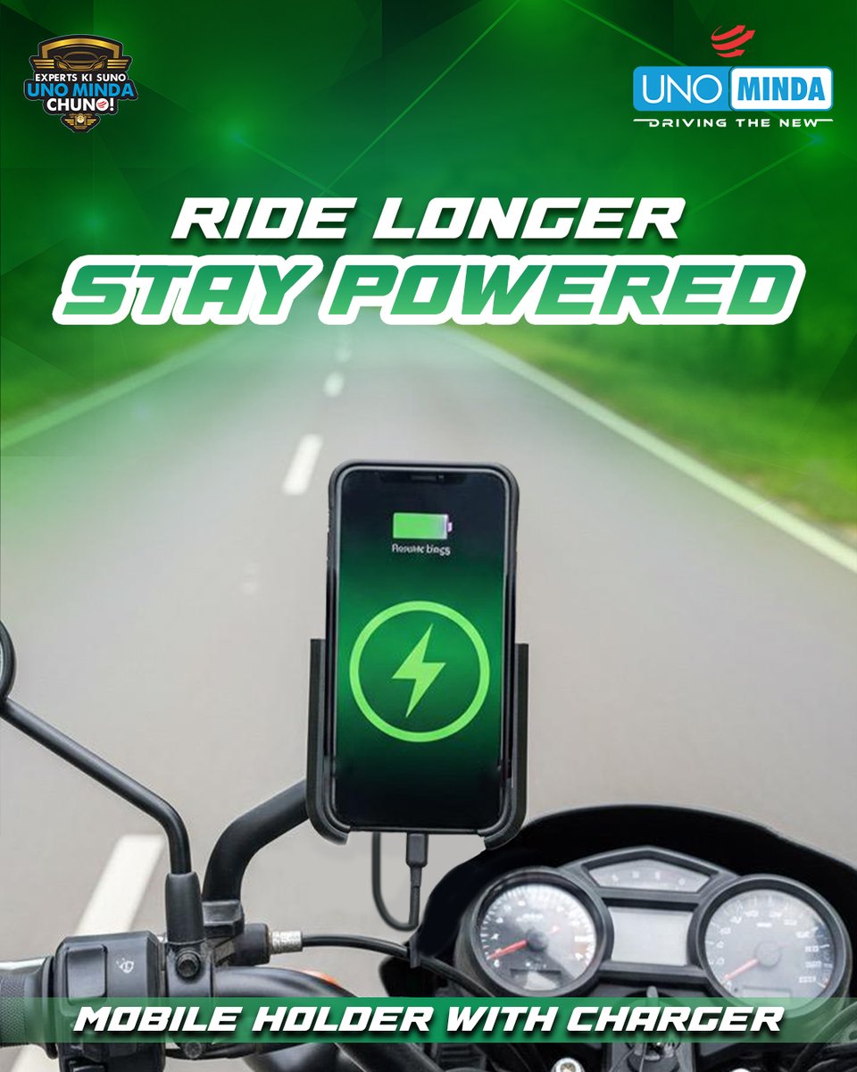 Unomindacom's tweet image. 🚗 Your ride’s perfect partner! 📱 This mobile holder + charger keeps you connected &amp;amp; powered up on the go. No more low battery stress—just smooth, hands-free navigation! 🔋

#RoadReady #StayCharged #MobileHolder #TwowheelerMobileHolder #ExpertkiSunoUnoMindaChuno