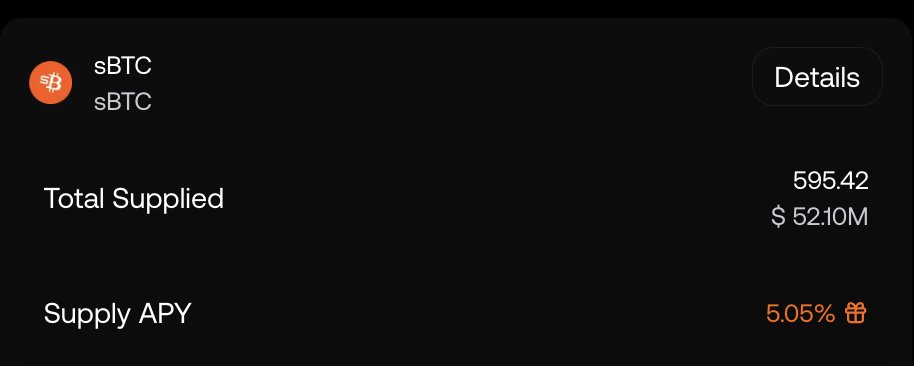 TychoOnnasch's tweet image. Getting close to 600 sBTC on @zestprotocol 🟧