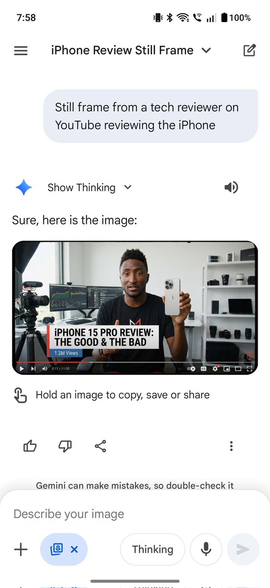 I've tried this prompt in Google's Nano Banana AI image creator a few times, and it seems to make this guy every single time 🥲 (try it yourself)