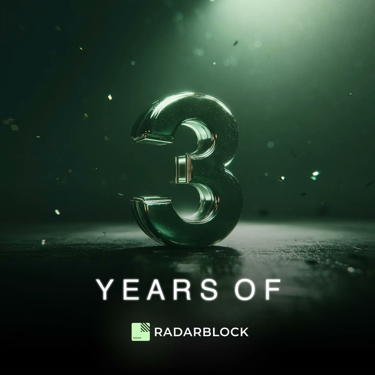 radarblock's tweet photo. Radarblock just turned three years old 🥳

Here’s to more alpha, banger campaigns, and more legendary bull runs.

We're only just starting; the next chapter will be the best one yet 👀 https://t.co/ZvA6Va1EJZ