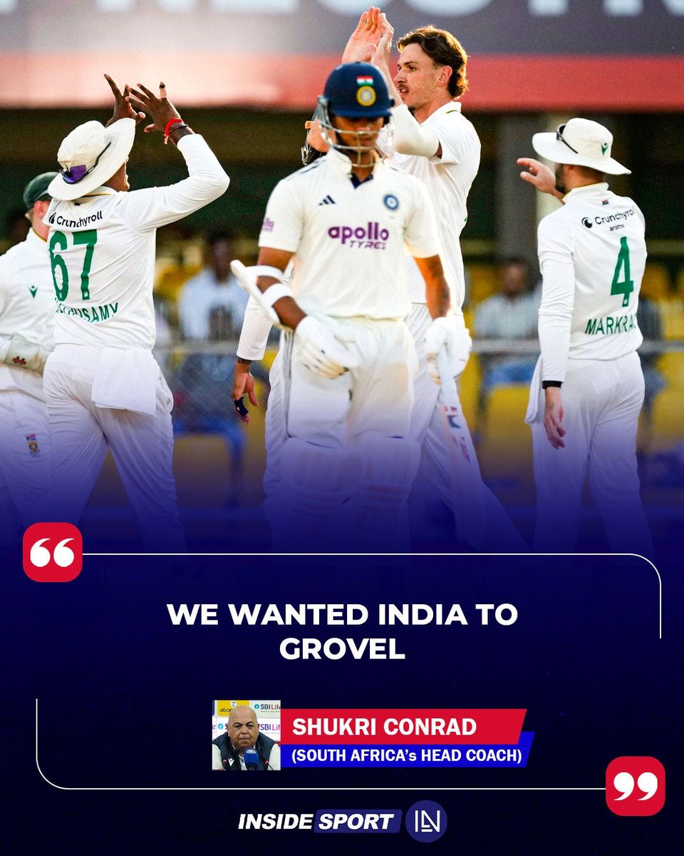 InsideSportIND's tweet image. Grovel = lie or crawl abjectly on the ground with one&apos;s face downwards 👀

#INDvSA #InsideSport #Tests #CricketTwitter