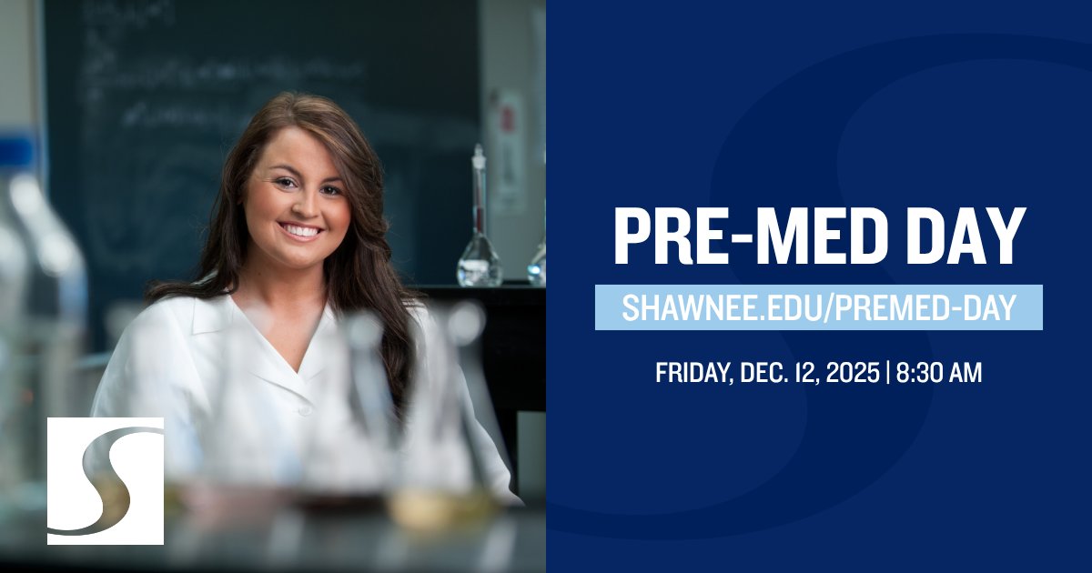 Pre-Med Day 🔬

Dec. 12 | 8:30 a.m.
Clark Memorial Library Rotunda

Experience SSU’s hands-on approach: 
» Meet students, faculty + successful alumni
» Learn about professional school requirements
» Explore campus + housing

Register: shawnee.edu/premed-day
